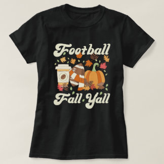 Camiseta Cae la calabaza de café de la caída del fútbol
