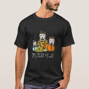 Camiseta Cae la calabaza de leopardo de las orejas de los O