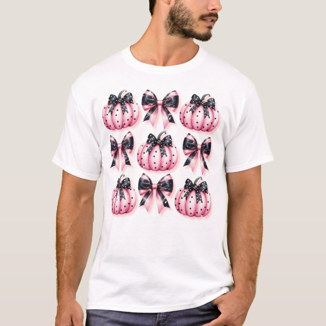Camiseta Cae la cosecha de Acción de Gracias del otoño (Anverso)