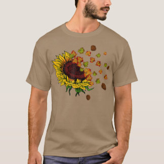 Camiseta Cae Las hojas del otoño diciendo que los regalos d