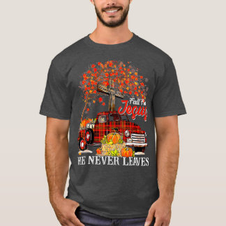 Camiseta Cae Por Jesús Que Nunca Deja El Camión De Calabaza