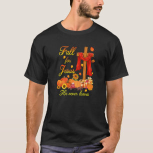 Camiseta Cae Por Jesús Que Nunca Deja La Fe Cross Christi