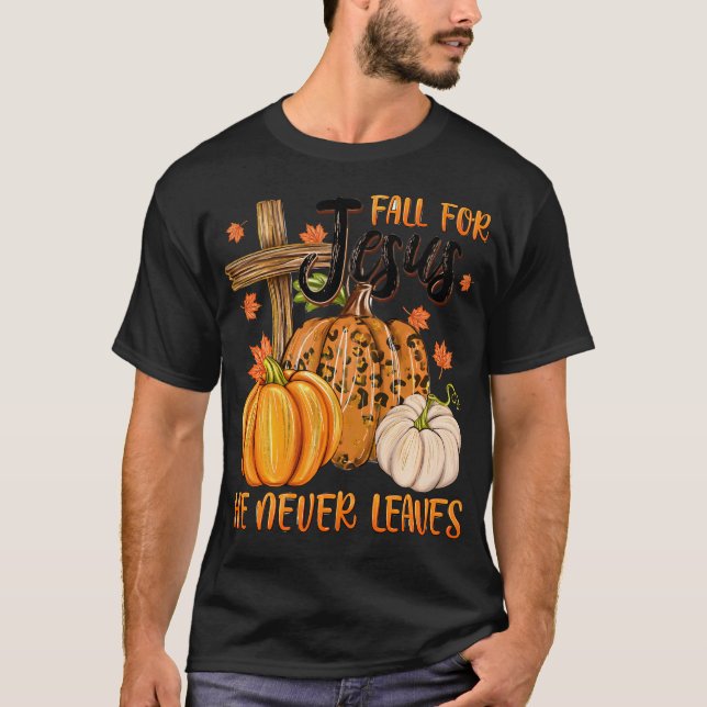 Camiseta Cae Por Jesús Que Nunca Se Va (Anverso)