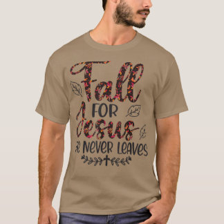 Camiseta Cae Por Jesús Que Nunca Se Va De Otoño