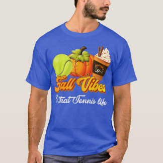 Camiseta Cae Vibes Que La Vida De Tenis De La Calabaza De O