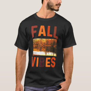 Camiseta Cae Vibes Retro Calabaza Spice Autumn Café Thon