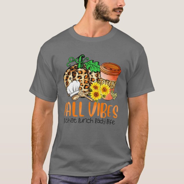 Camiseta Cae Vibes Y Ese Lunes Dama La Calabaza De La Vida  (Anverso)