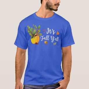 Camiseta Cae y la piel de calabaza salta otoño otoño se oto