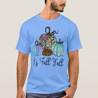 Camiseta Cae y se acabó la calabaza de leopardo de ojos de