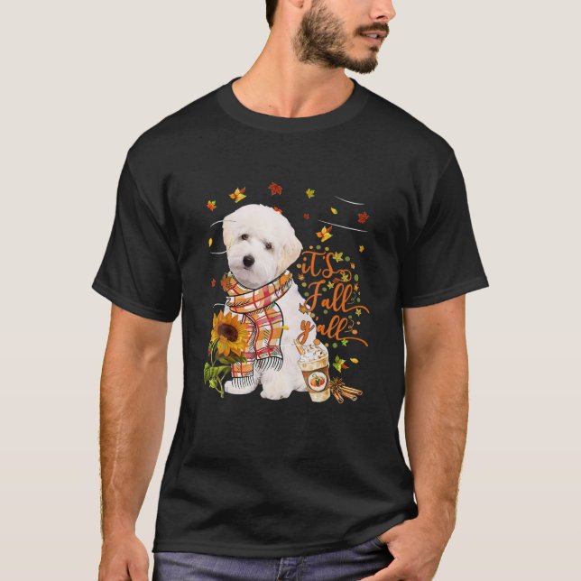 Camiseta Cae y todo el Día de Acción de Gracias de Perro Ma (Anverso)
