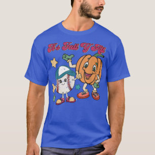Camiseta Cae Yall Cute Calabaza de Béisbol Hola Aut otoño