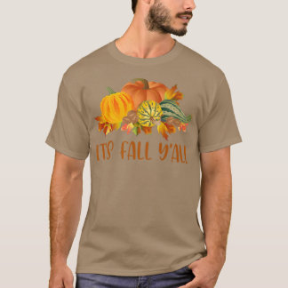 Camiseta Cae Yall Cute Pumpkins Squash Otoño Caída S
