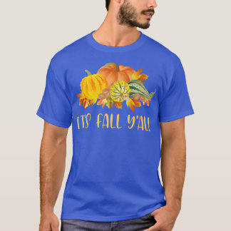 Camiseta Cae Yall Cute Pumpkins Squash Otoño Caída S