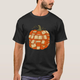 Camiseta Caen los libros de moda y calabazas de Acción de G