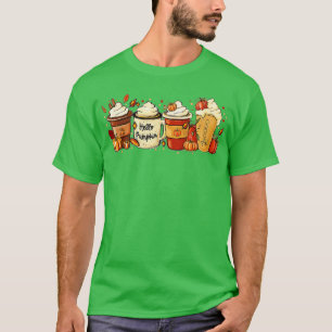 Camiseta Caer Café Calabaza Spice Latte Bebidas De Otoño Qu