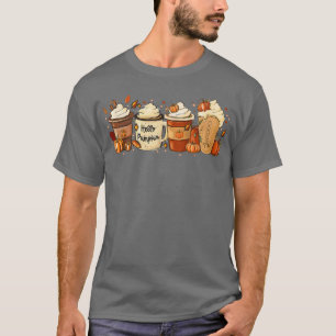 Camiseta Caer Café Calabaza Spice Latte Bebidas De Otoño Qu