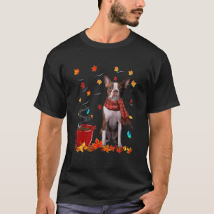 Camiseta Caer Chocolate caliente Red Boston Terrier