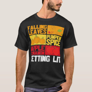 Camiseta Caer deja calabaza Spice Apple Cinnamon Gettin