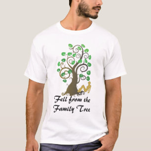 Camiseta Caer del árbol familiar