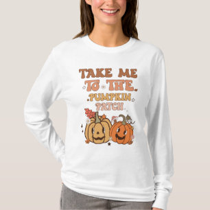 Camiseta Caer El amante del parche de la Calabaza caer dive