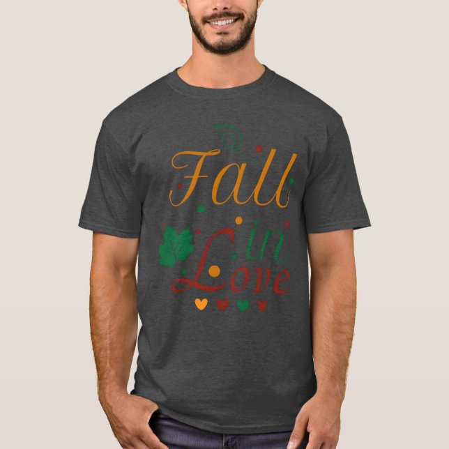 Camiseta Caer en amor divertido (Anverso)
