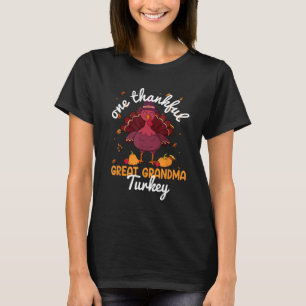 Camiseta Caer en la familia de la bisabuela agradecida Turq