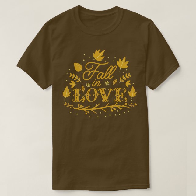 Camiseta Caer enamorada (Diseño del anverso)