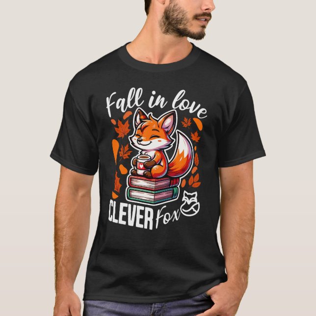 Camiseta Caer enamorada de la zorra inteligente (Anverso)