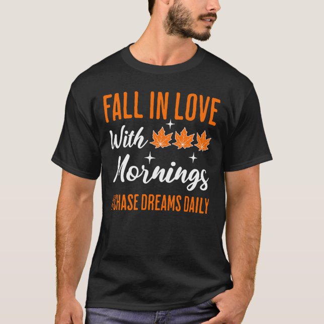 Camiseta Caer Enamorada De Las Mañanas (Anverso)
