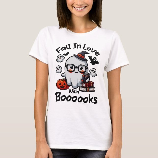 Camiseta Caer Enamorada De Los Libros, Profesor De Hallowee (Anverso)