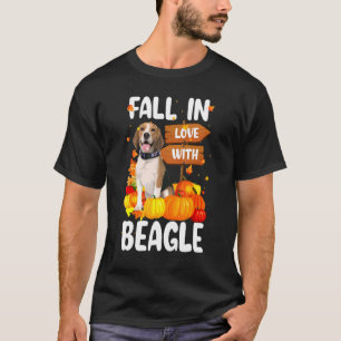 Camiseta Caer Enamorada De Perro Beagle En Halloween De Cal