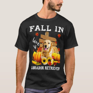Camiseta Caer Enamorada Del Perro Recuperador De Labrador E