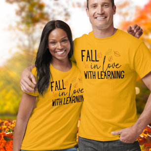 Camiseta Caer Enamorada Del Profesor De Aprendizaje
