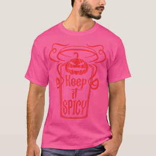 Camiseta Caer La Especie De Calabaza De Café, Mantenerla pi