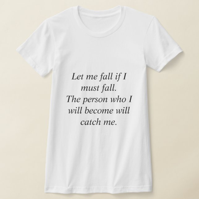 Camiseta Caer, levantarse, volverse (Distribución)