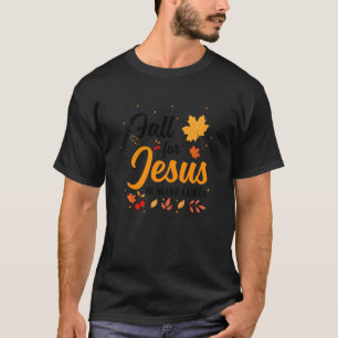 Camiseta Caer Por Jesús Nunca Deja El Amor Cristiano Maple