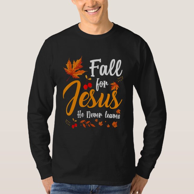 Camiseta Caer Por Jesús Nunca Deja El Costume Otoño Jesu (Anverso)