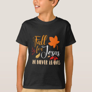 Camiseta Caer Por Jesús Nunca Se Deja Cristiano Otoño
