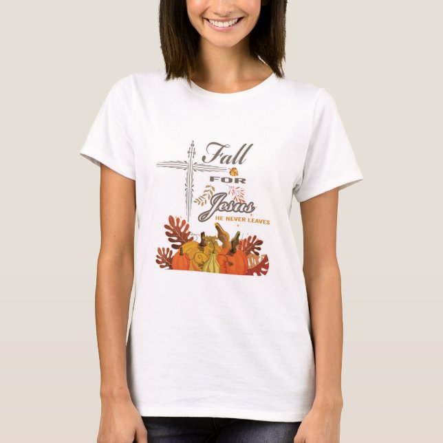 Camiseta Caer por Jesús nunca se va 1    (Anverso)