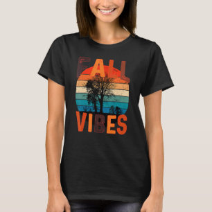 Camiseta Caer Vibes Retro Calabaza Spice Autumn Café Que