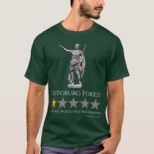 Camiseta Caesar Augusto Batalla del bosque de Teutoburgo An (Anverso)
