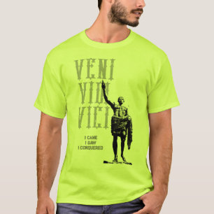 Camiseta Caesar Veni Vidi Vici Seguridad Mentes verdes amar