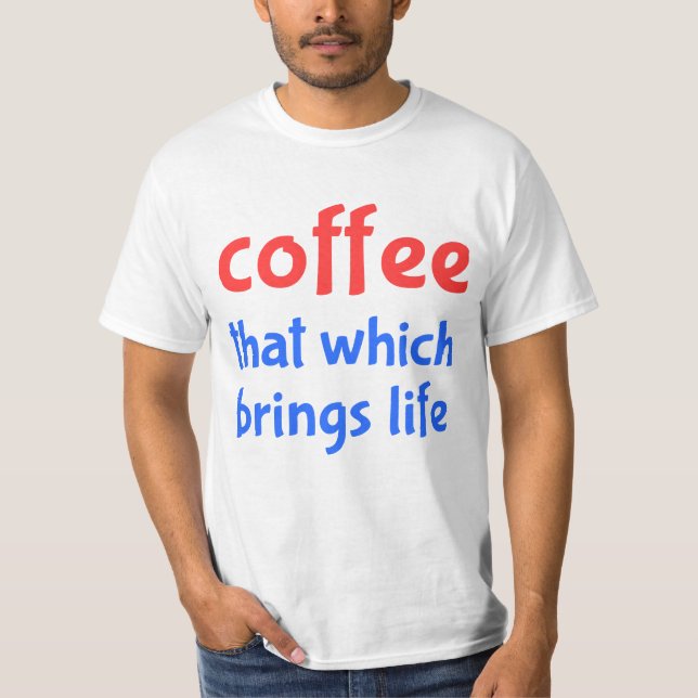 Camiseta Café  (Anverso)