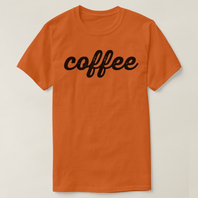 Camiseta Café (Diseño del anverso)