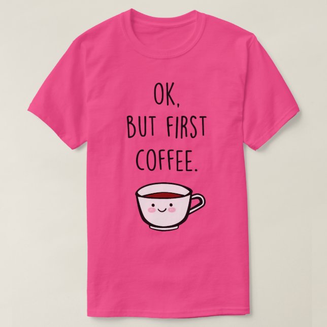 Camiseta Café (Diseño del anverso)