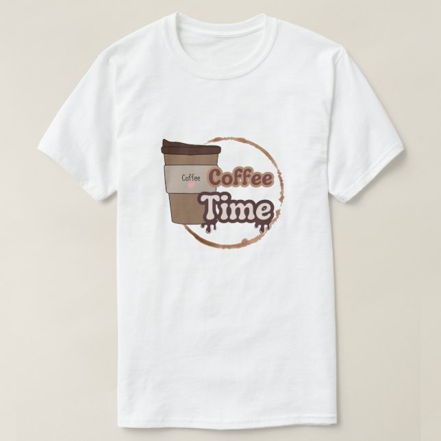 Camiseta café (Diseño del anverso)