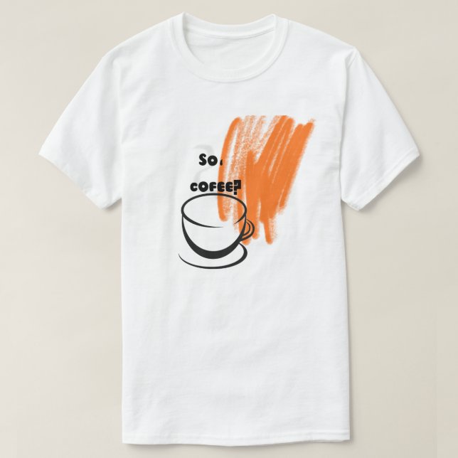 Camiseta café (Diseño del anverso)