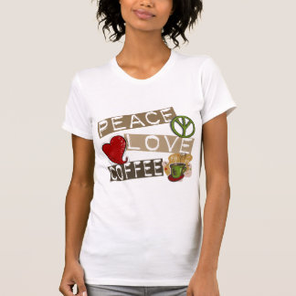 CAMISETA CAFÉ 2 DEL AMOR DE LA PAZ