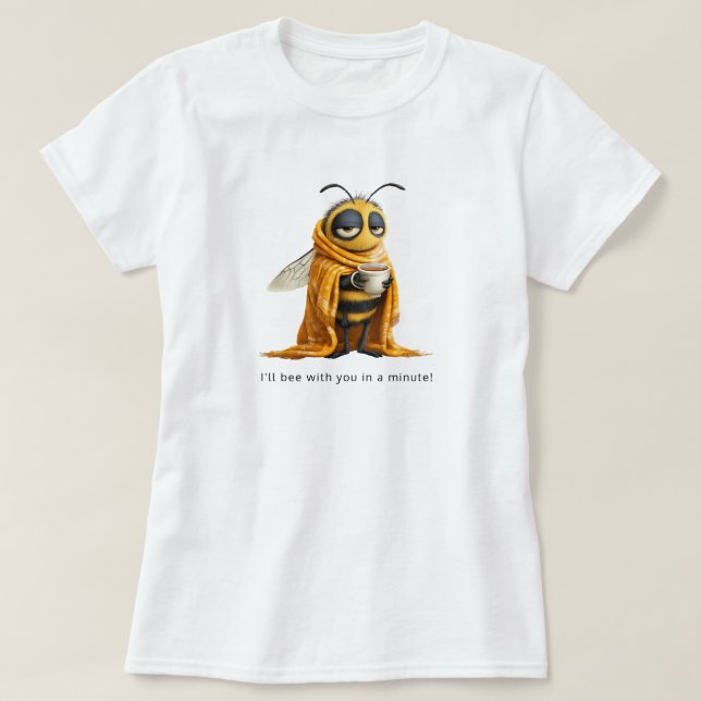Camiseta Café Abeja (Diseño del anverso)