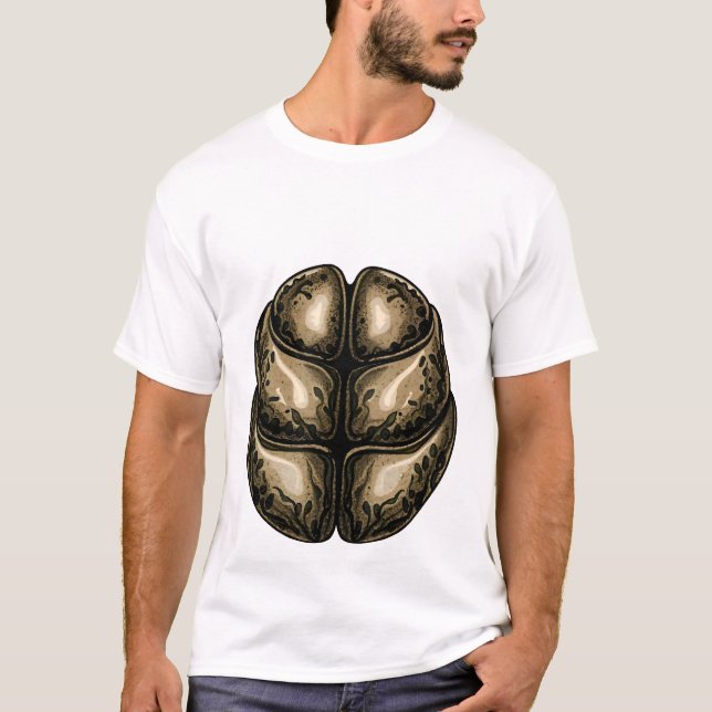 Camiseta Café Abs – Energía de Fuerte Infusión (Anverso)